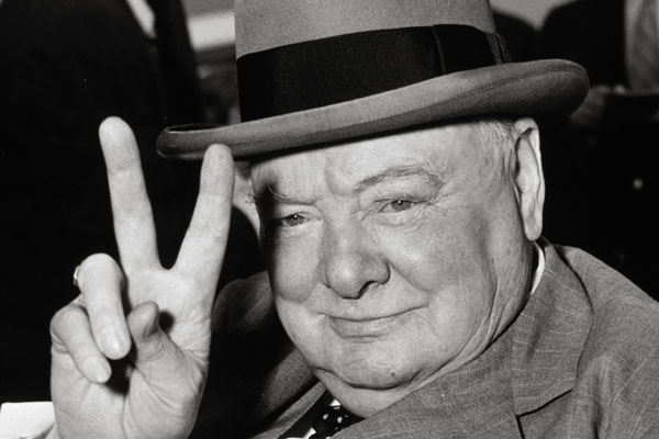 Churchill V victory